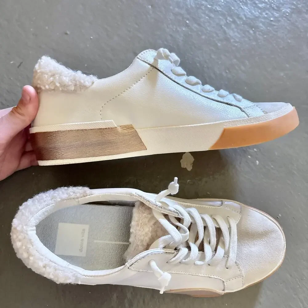 Dolce Vita Zina Plush Fashion Sneaker Women's 8